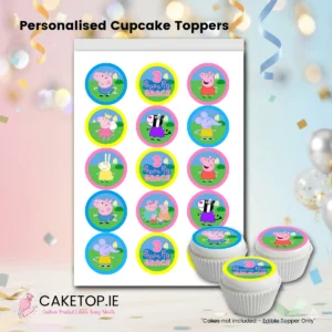 Peppa Edible Cake Topper
