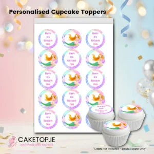 Mermaid Edible Cake Topper