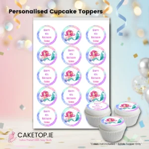 Mermaid Edible Cake Topper