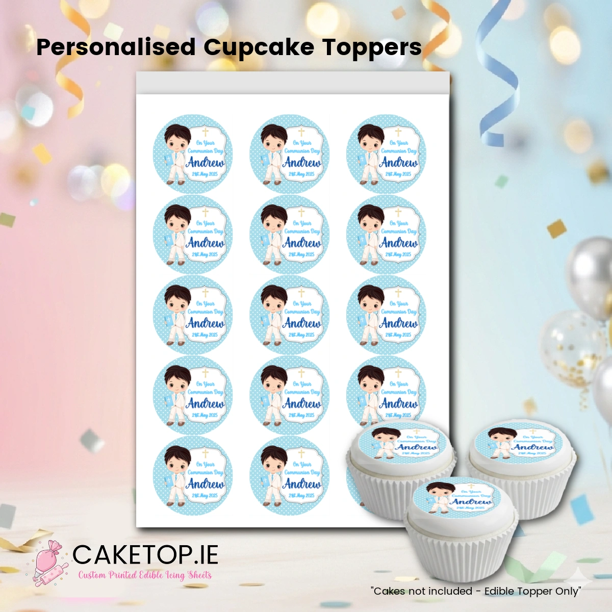 Communion Edible Cake Toppers Communion Edible Cake Toppers