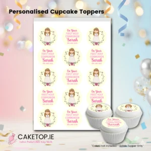 Communion Edible Cake Toppers