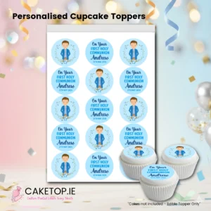 Communion Edible Cake Toppers