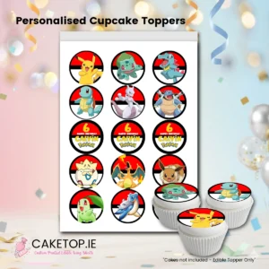 Pokemon Edible Cake Topper