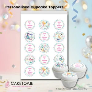 Mermaid Edible Cake Topper