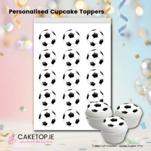 Football Edible Cake Toppers