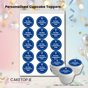 Communion Edible Cake Toppers