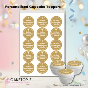 Communion Edible Cake Toppers