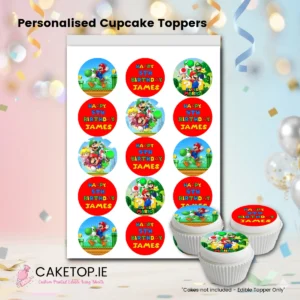 Mario Edible Cake Topper