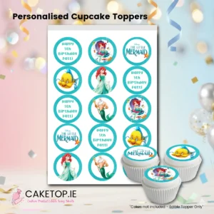 Mermaid Edible Cake Topper