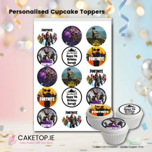 Fortnite Edible Cake Toppers