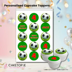 Football Edible Cake Toppers