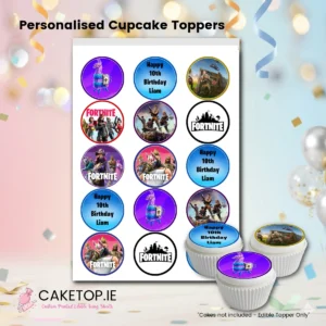 Fortnite Edible Cake Toppers