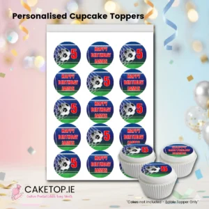 Football Edible Cake Toppers