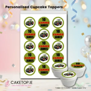 Tractor Edible Cake Topper