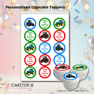 Tractor Edible Cake Topper