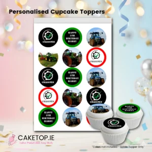 Grassmen Edible Cupcake Toppers