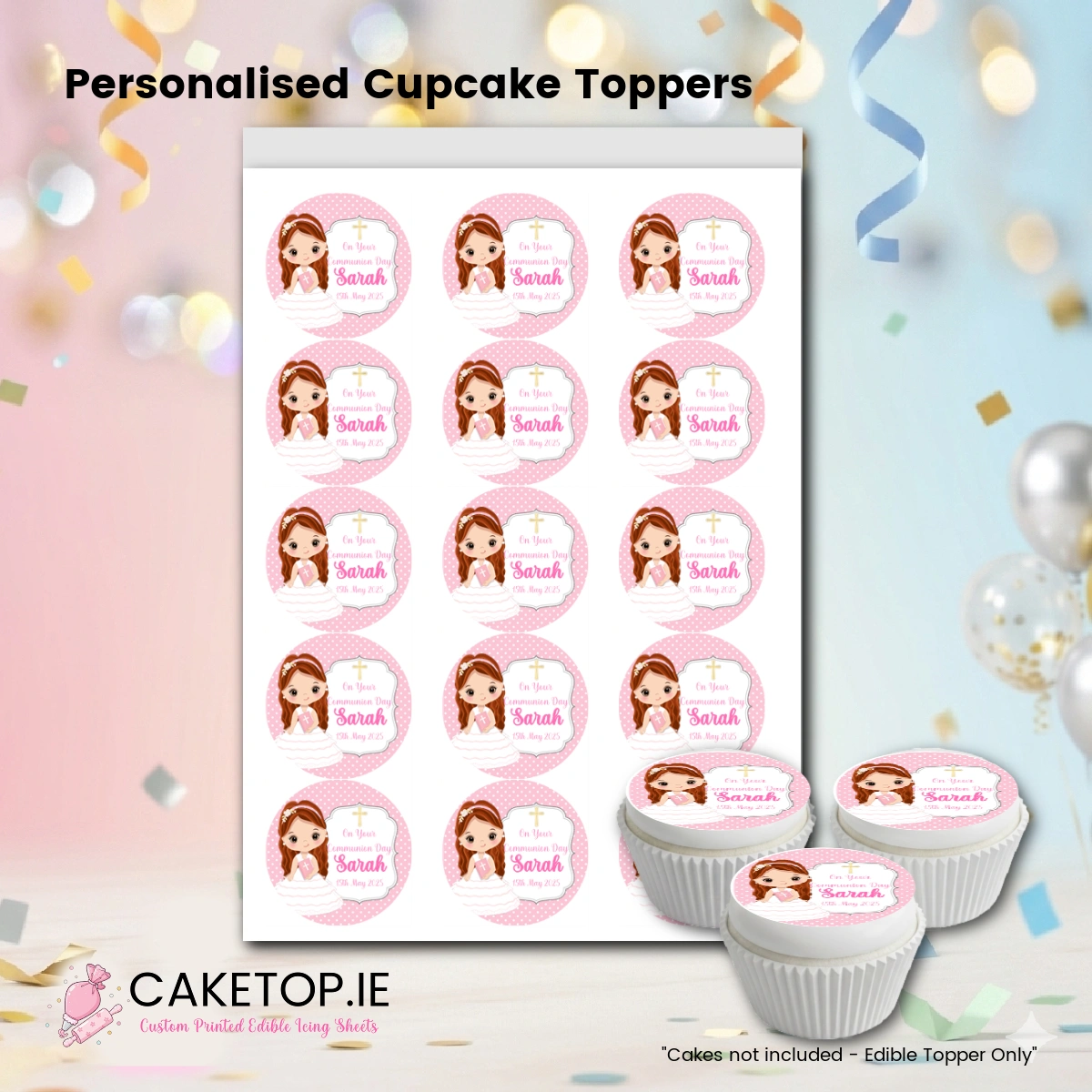 Communion Edible Cake Toppers Communion Edible Cake Toppers