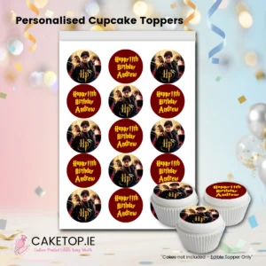 Harry Potter Edible Cupcake Toppers