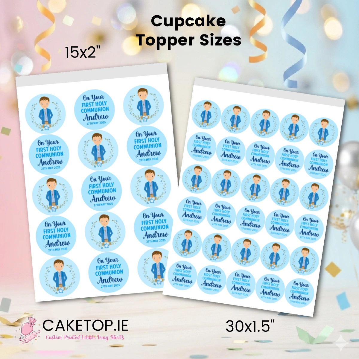 Communion Edible Cake Toppers Communion Edible Cake Toppers