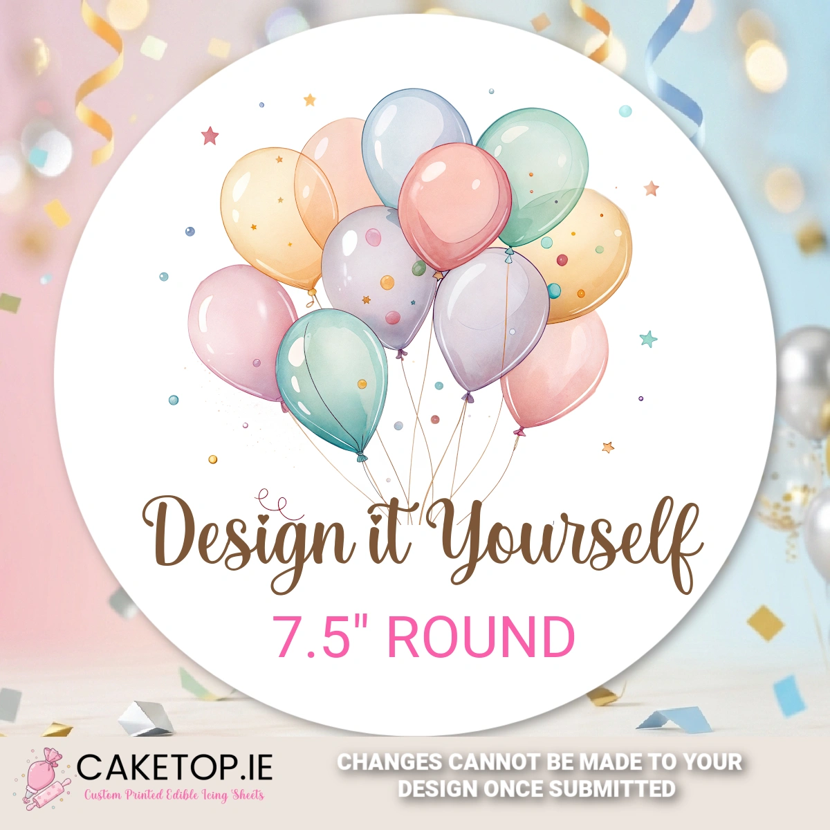 design it yourself | 7.5in round design it yourself | 7.5in round