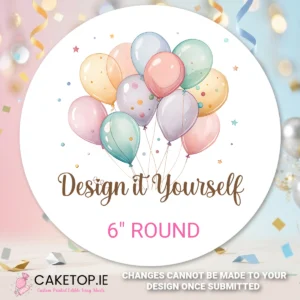design it yourself | 6" round