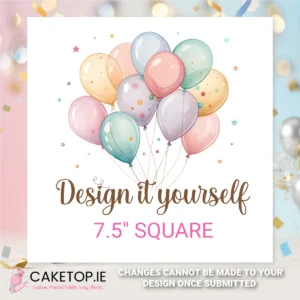 design it yourself | 7.5" round