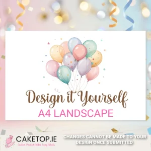 design it yourself | A4 Landscape