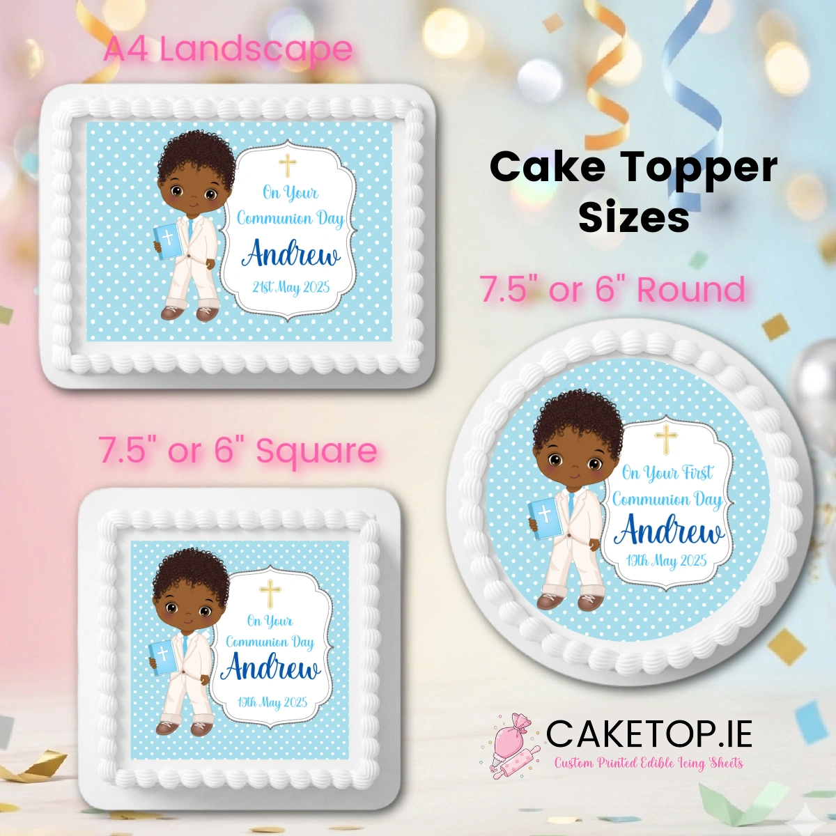 Communion Edible Cake Toppers Communion Edible Cake Toppers