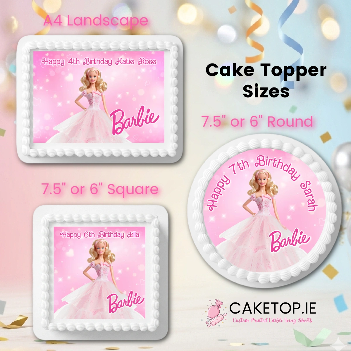 Barbie Edible Cake Topper Barbie Edible Cake Topper