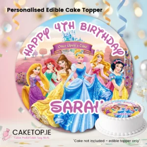 Princess Edible Cake Topper