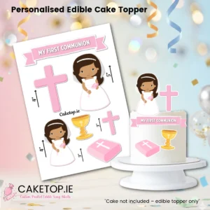 Communion Edible Cutout Cake Toppers