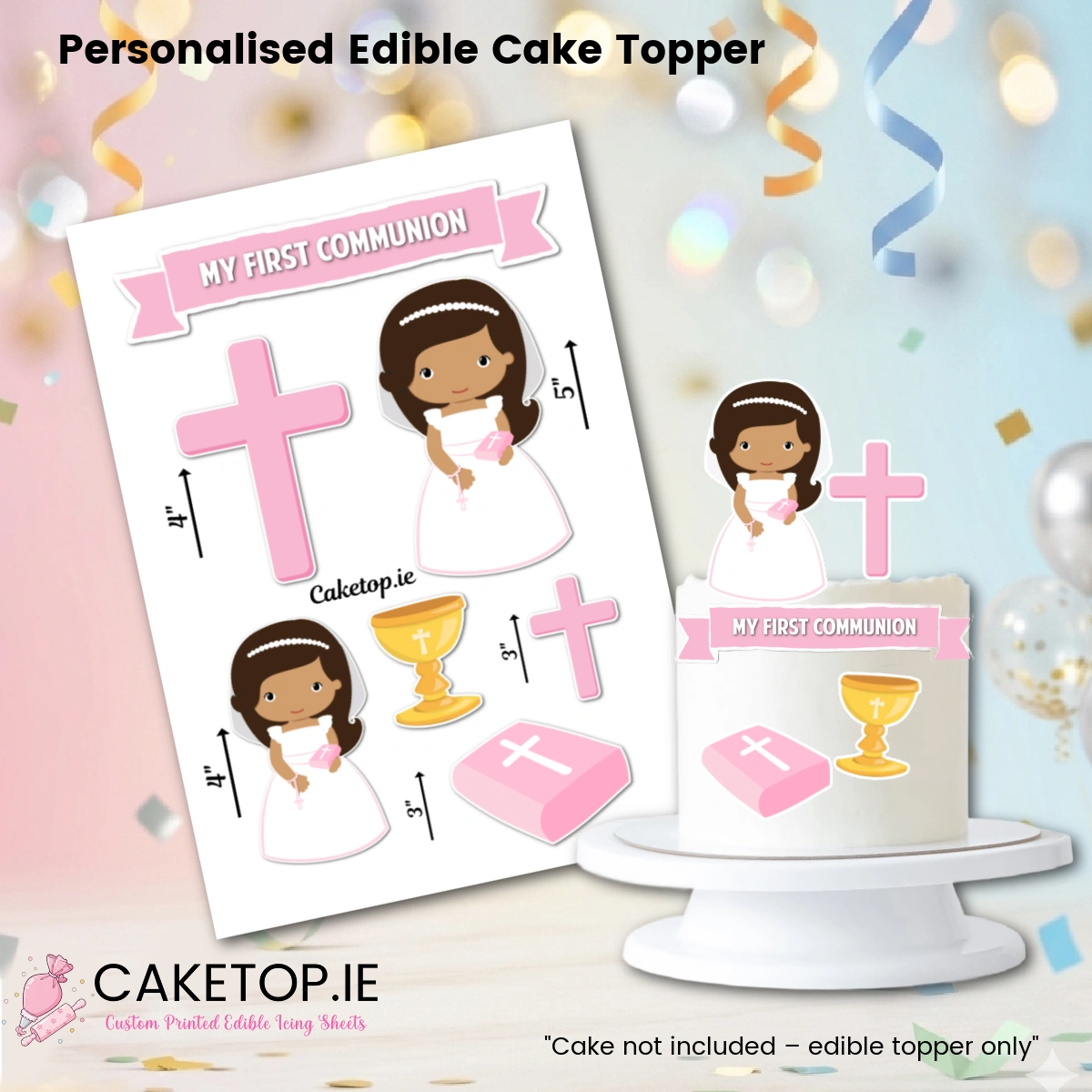 Communion Edible Cutout Cake Toppers Communion Edible Cutout Cake Toppers
