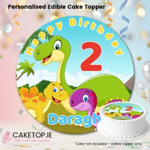 Dinosaur Edible Cake Topper