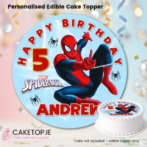 Spiderman Edible Cake topper