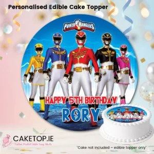 Power Rangers Edible Cake Toppers
