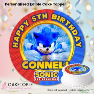 Sonic Edible Cake Topper