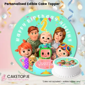 Cocomelon Edible Cake Topper