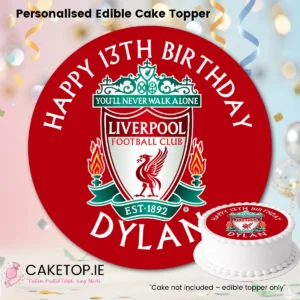 Liverpool Edible Cake Toppers