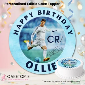 Ronaldo Edible Cake Toppers
