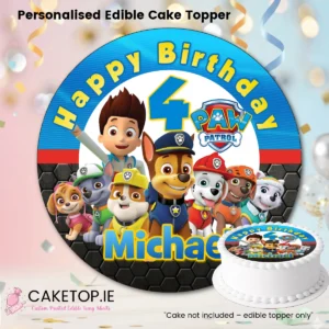 Paw Patrol Edible Cake Topper
