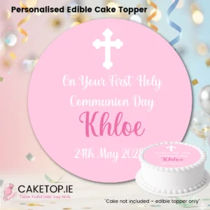 Communion Edible Cake Toppers