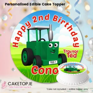 Tractor Edible Cake Topper