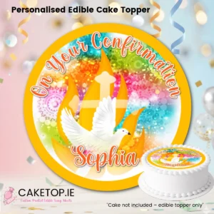 Confirmation Edible Cake Topper