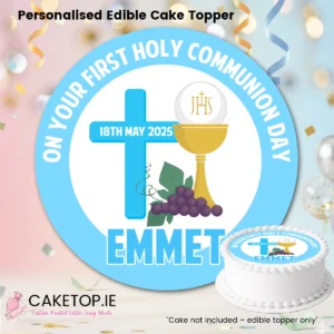 Communion Edible Cake Toppers