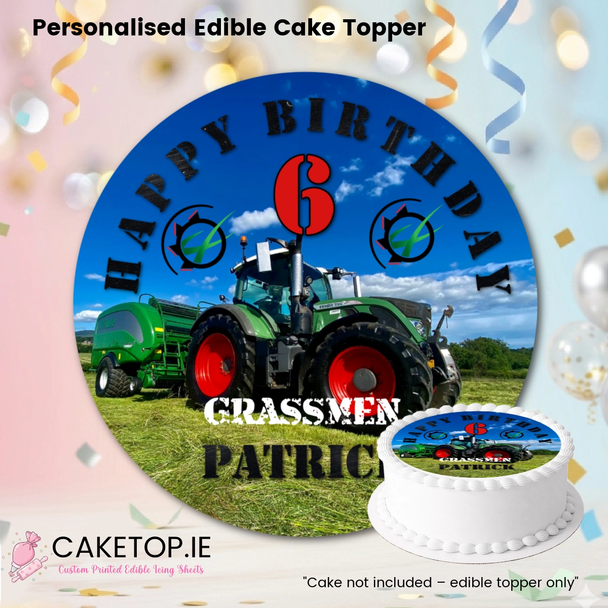 Grassmen Edible Cake Toppers Grassmen Edible Cake Toppers