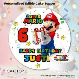 Mario Edible Cake Topper