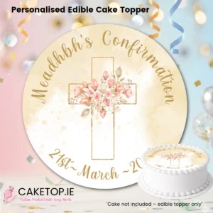 Confirmation Edible Cake Topper