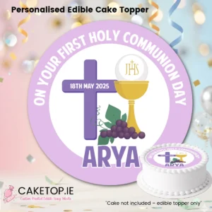 Communion Edible Cake Toppers