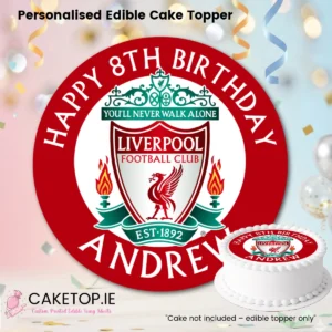 Liverpool Edible Cake Toppers