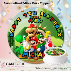 Mario Edible Cake Topper